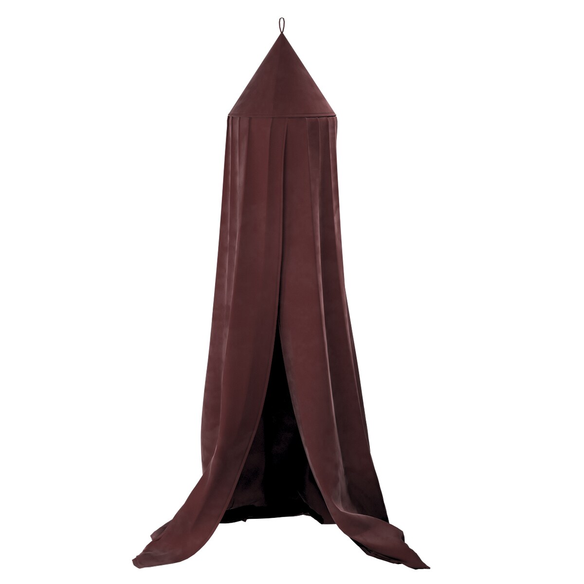 Baldachim do łóżeczka, bordowy, fi 50cmx230cm, Posh Velvet