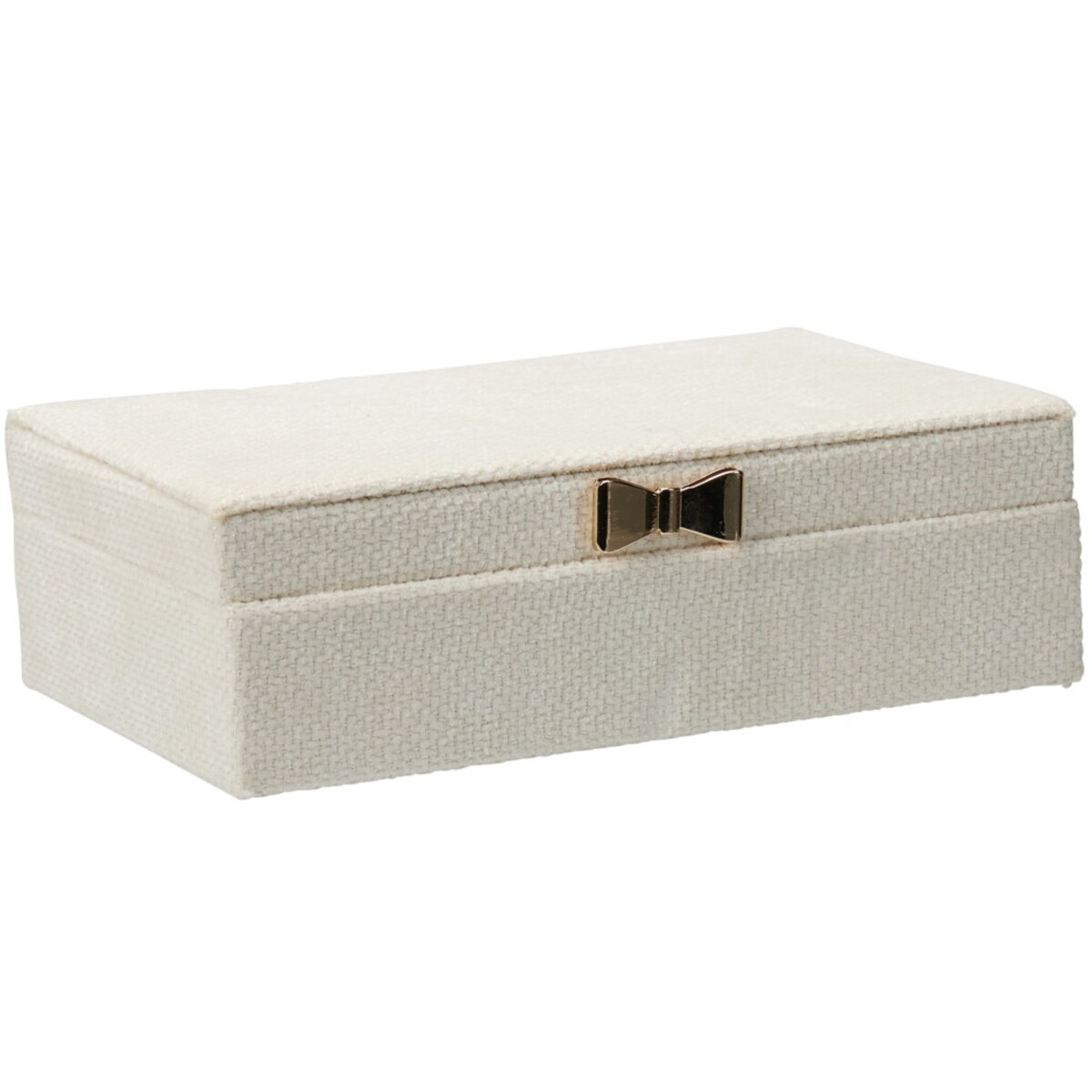 Szkatułka na biżuterię z kokardą, 25 x 7,5 x 15,5 cm