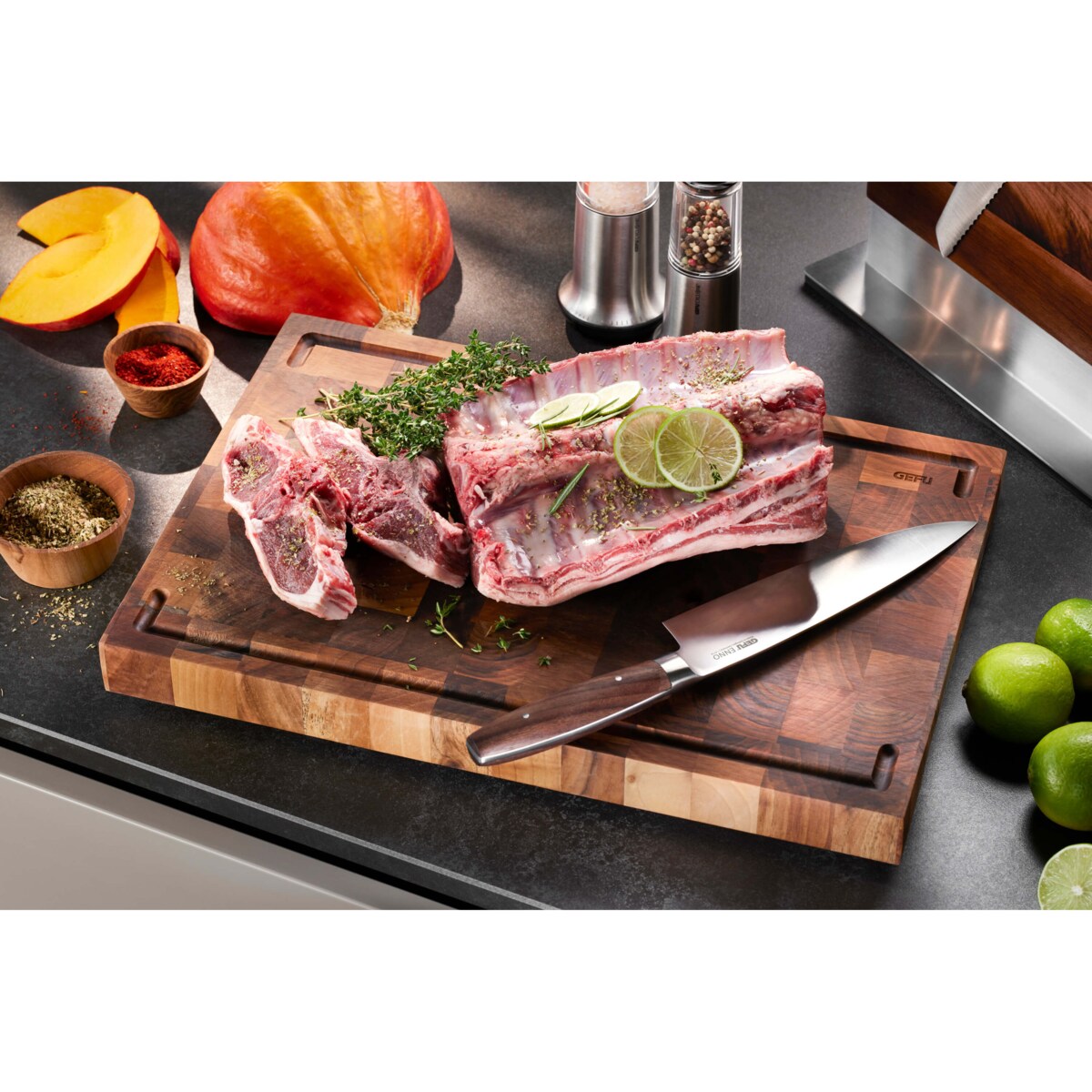 GEFU ENNO Deska z drewna orzechowego 44 x 30 cm