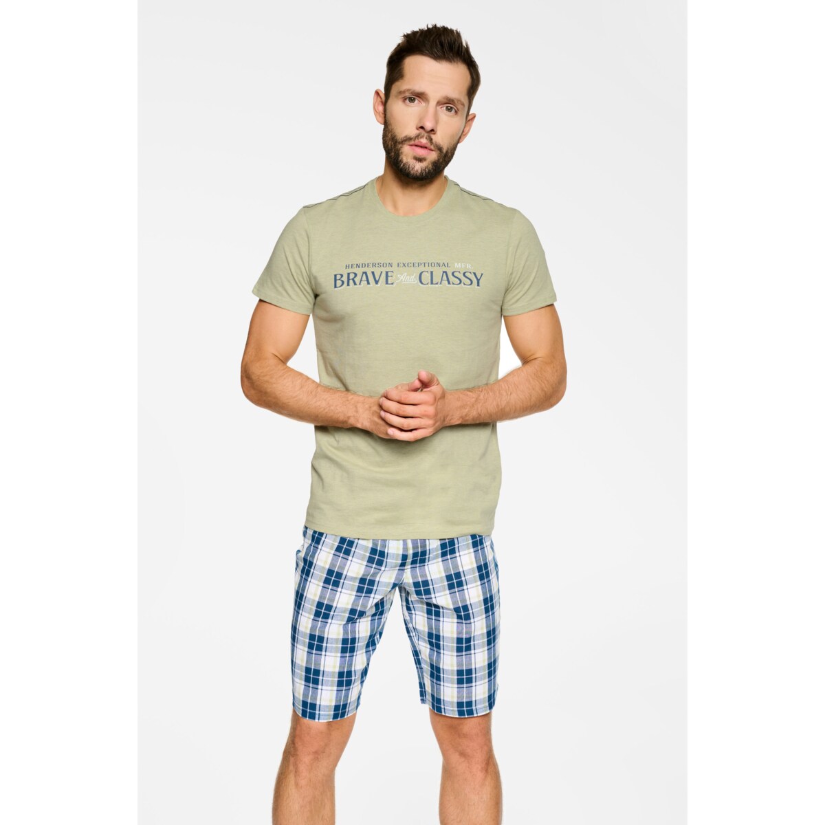 Piżama Proud 39735-65X Miętowa Miętowy, XL