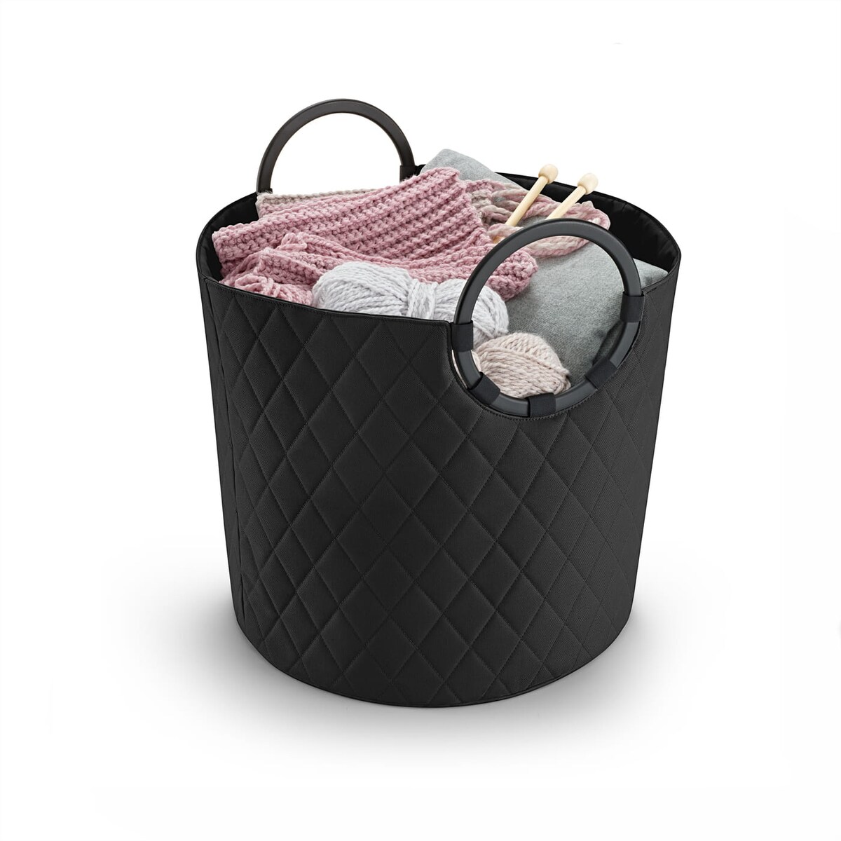 Kosz LOOPHOME S FRAME, rhombus black