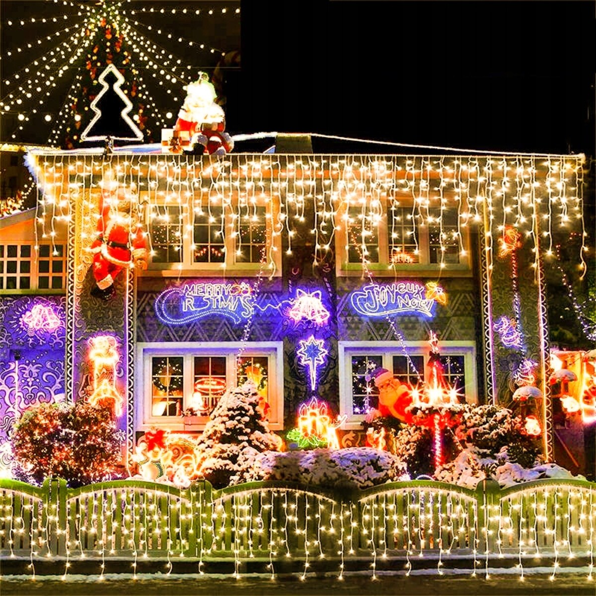 Kurtyna Lampki Led 300 Szt. Girlanda Pilot 230V