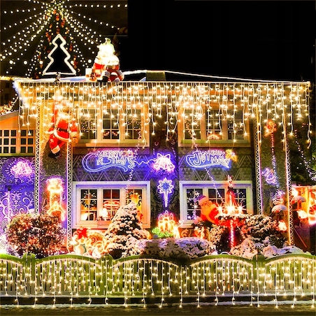 Kurtyna Lampki Led 300 Szt. Girlanda Pilot 230V