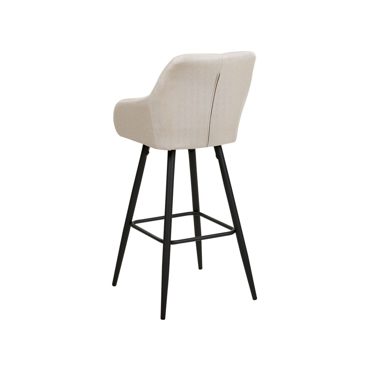 Zestaw 2 krzeseł barowych jasnobeżowy DARIEN