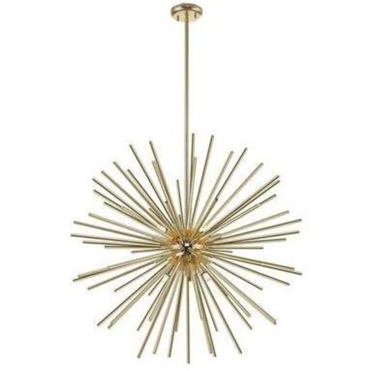 LAMPA wisząca URCHIN P0491-09C-F7DY Zumaline metalowa OPRAWA designerska gwiazda sople ZWIS złoty