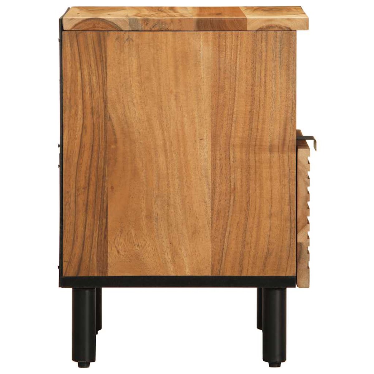 vidaXL Szafki nocne, 2 szt., 40x33x46 cm, lite drewno akacjowe