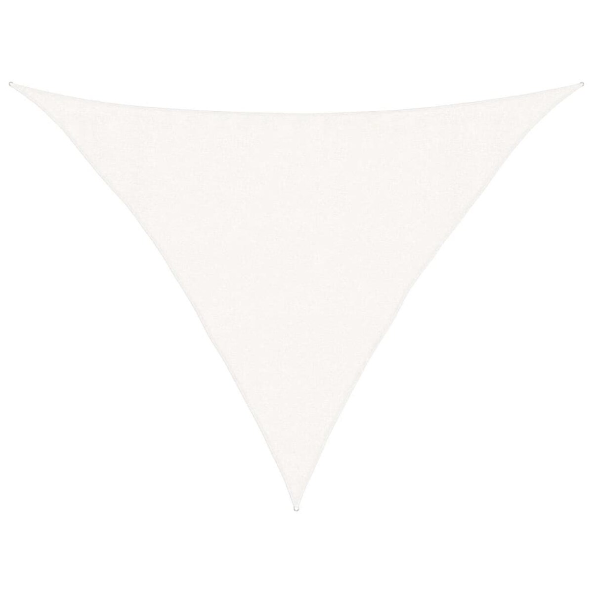 vidaXL Żagiel przeciwsłoneczny, 160 g/m², biały, 3,5x3,5x4,9 m, HDPE