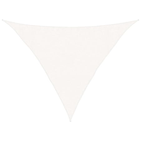 vidaXL Żagiel przeciwsłoneczny, 160 g/m², biały, 3,5x3,5x4,9 m, HDPE