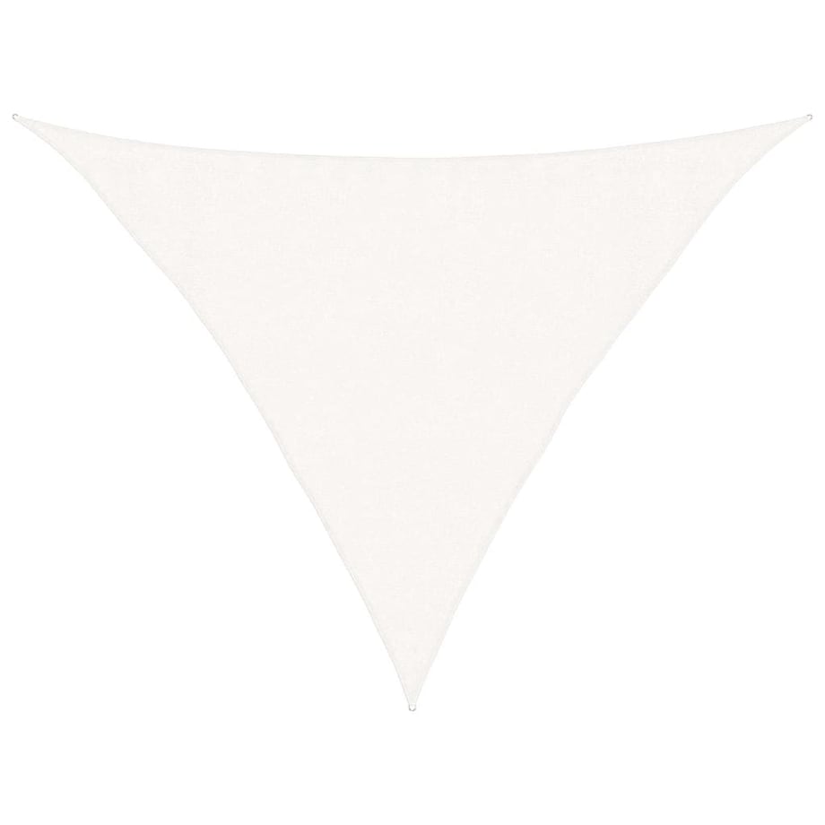 vidaXL Żagiel przeciwsłoneczny, 160 g/m², biały, 3,5x3,5x4,9 m, HDPE