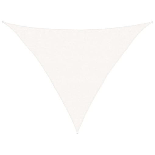 vidaXL Żagiel przeciwsłoneczny, 160 g/m², biały, 3,5x3,5x4,9 m, HDPE