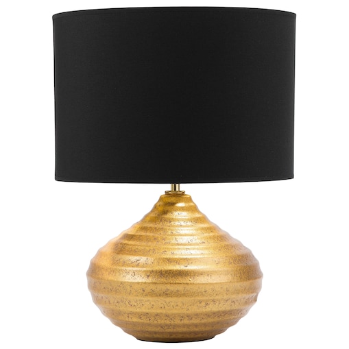 Lampa stołowa KUBAN Ceramika Złoty