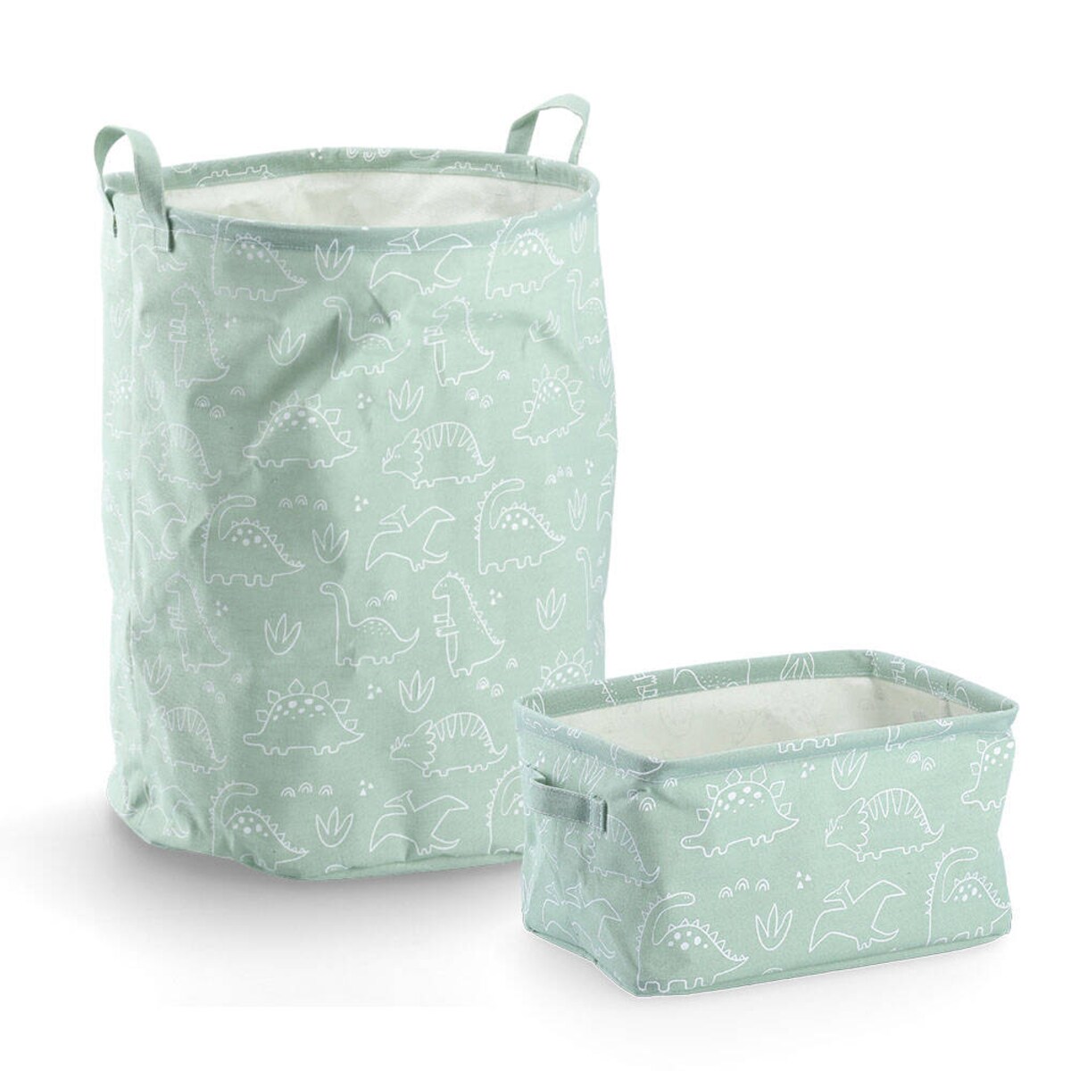Płócienny koszyk DINO, 28 x 21 x 16 cm