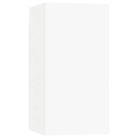 vidaXL 9-cz. zestaw szafek TV, biały, materiał drewnopochodny