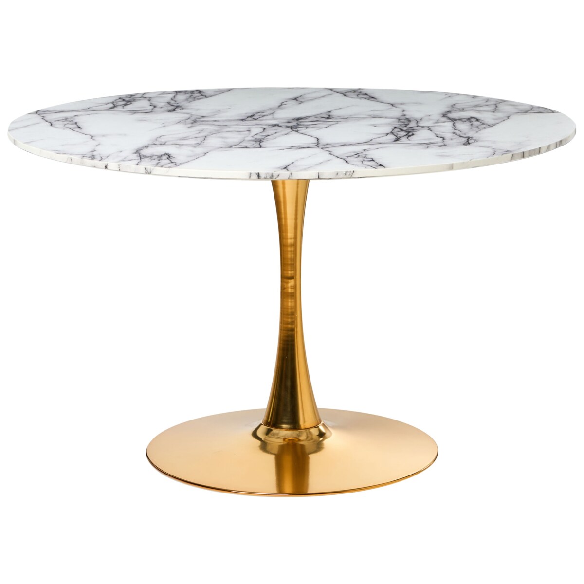 Stół do jadalni BOCA Biały marmur 120 cm