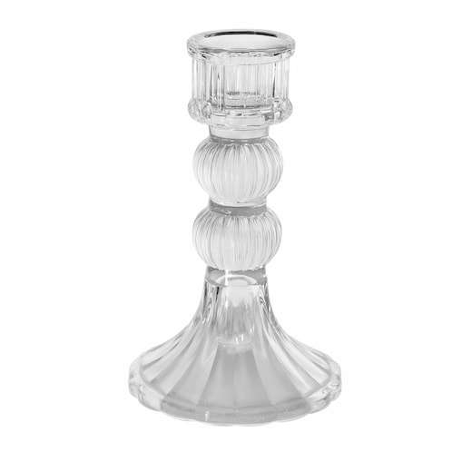 Świecznik dekoracyjny, szklany Glamour 13 cm - SW15