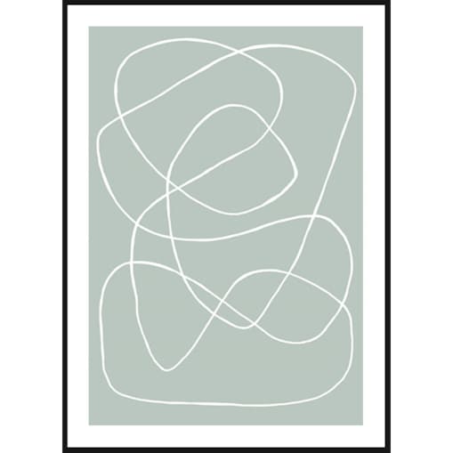 Poster Story, Plakat, Obraz - Biała Linia, wymiary 30 x 42 cm