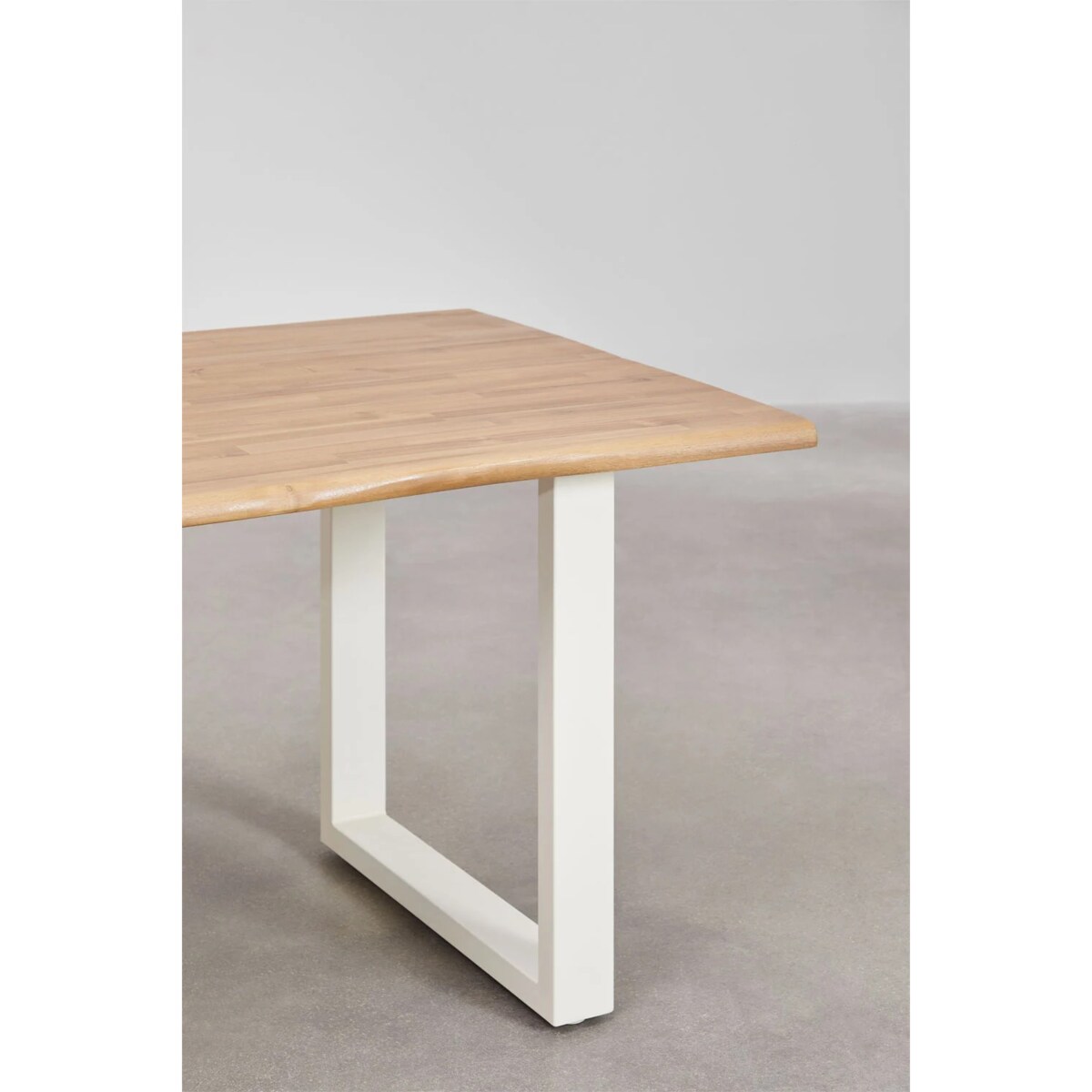 Stół prostokątny na metalowej podstawie 180x90 cm Maupi