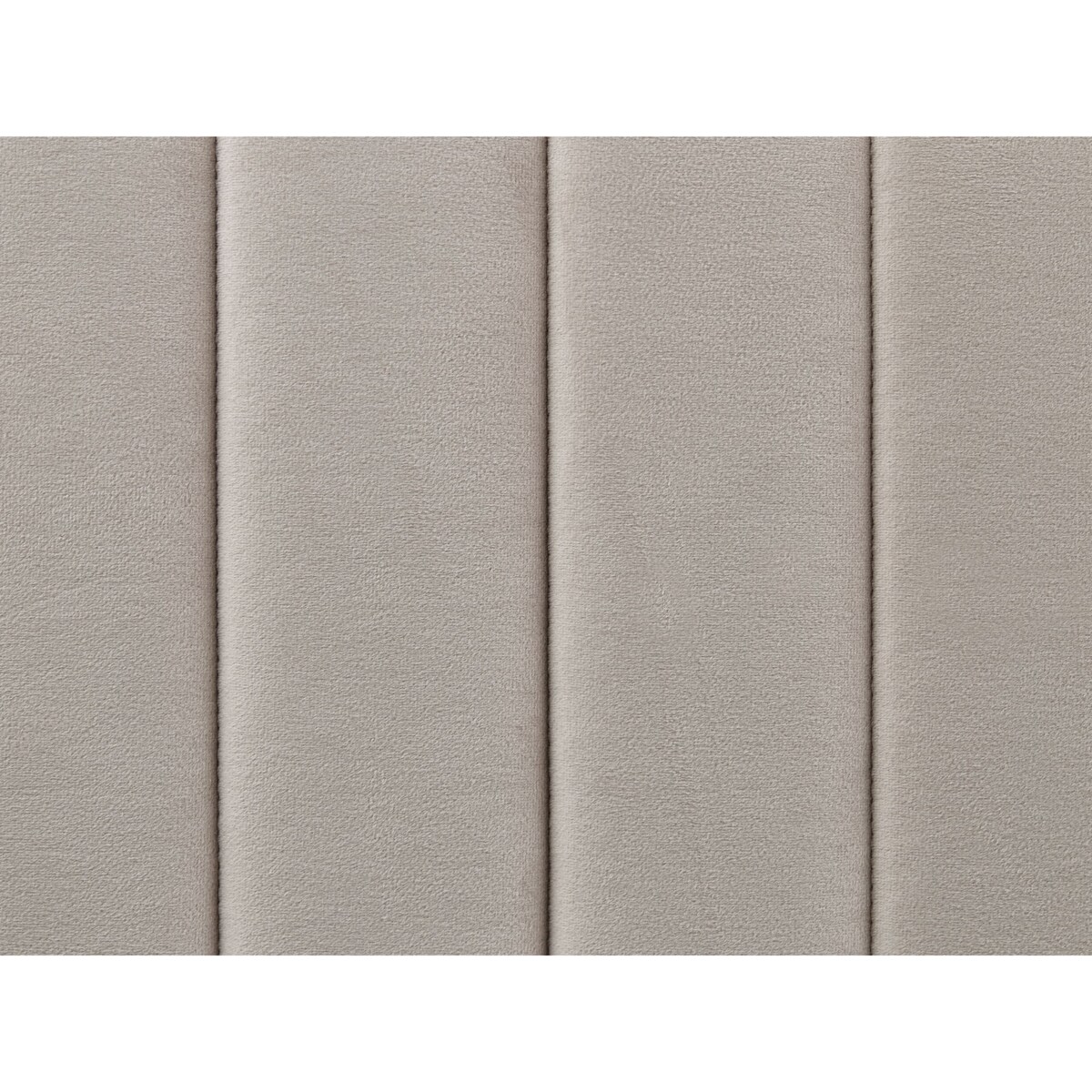 Łóżko welurowe 180 x 200 cm szare LUNAN