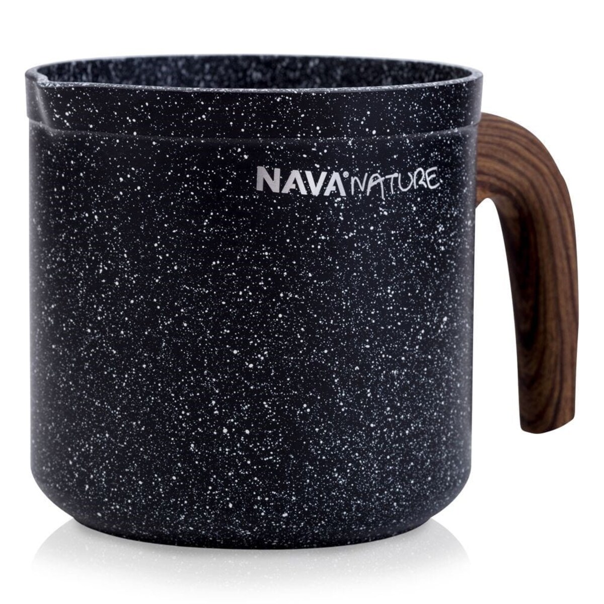 Garnek do mleka Rondel Granitowy na mleko 1 l Nature Garnuszek na Budyń Krem