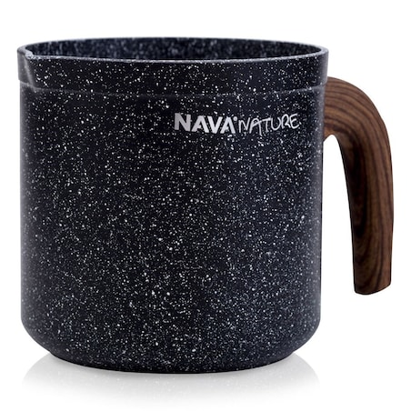 Garnek do mleka Rondel Granitowy na mleko 1 l Nature Garnuszek na Budyń Krem