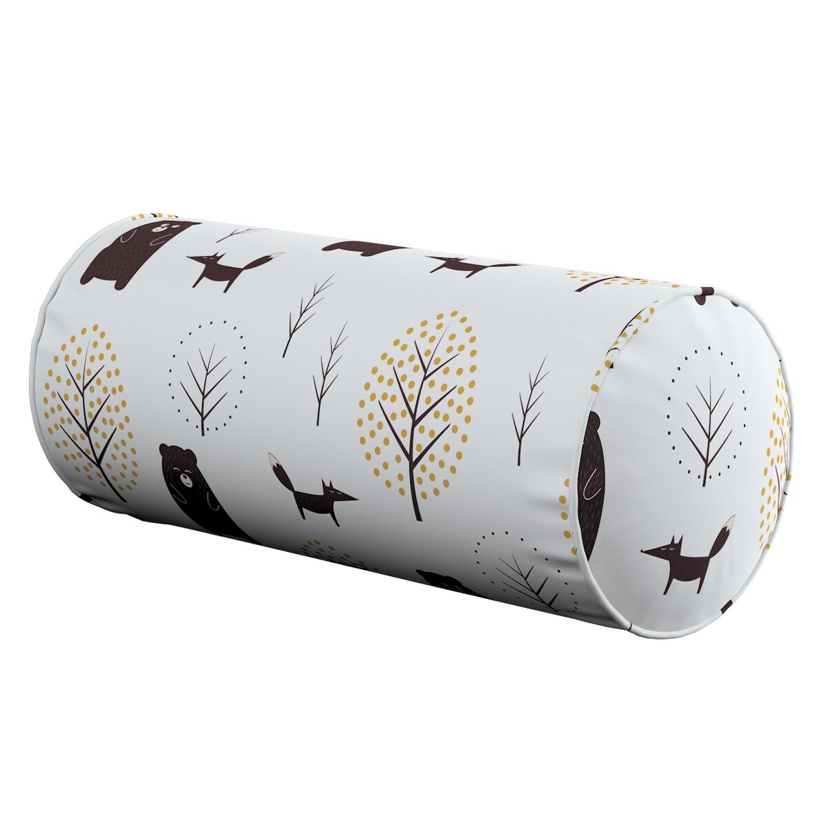 Wałek Ruby, ecru-brązowy, Ø16 x 40 cm, Magic Collection