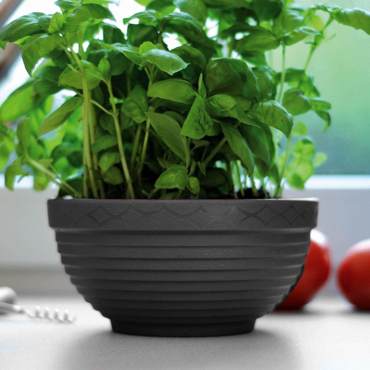 3X Donica Na Kwiaty Zestaw 26/30/34 Cm Wrzosy Stroik Doniczka Misa Do Ogrodu Domu