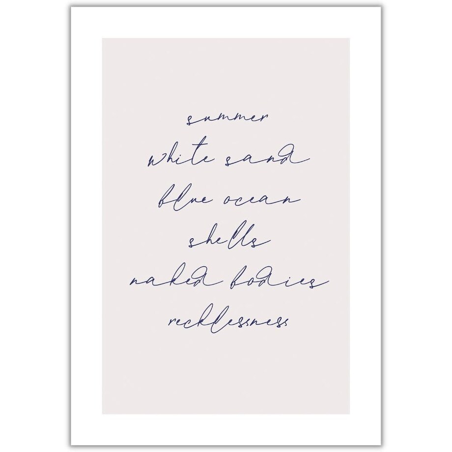 plakat summer 50x70 cm