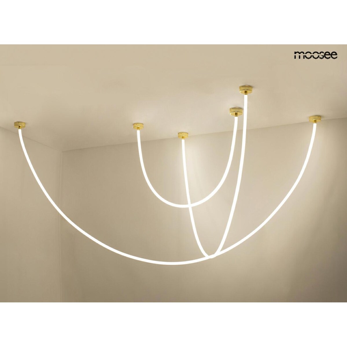 MOOSEE lampa wisząca LASSO 1000 Smart złota