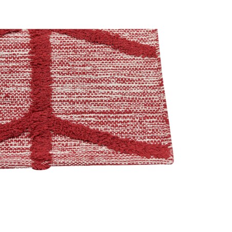 Dywan bawełniany 160 x 230 cm czerwony SIVAS
