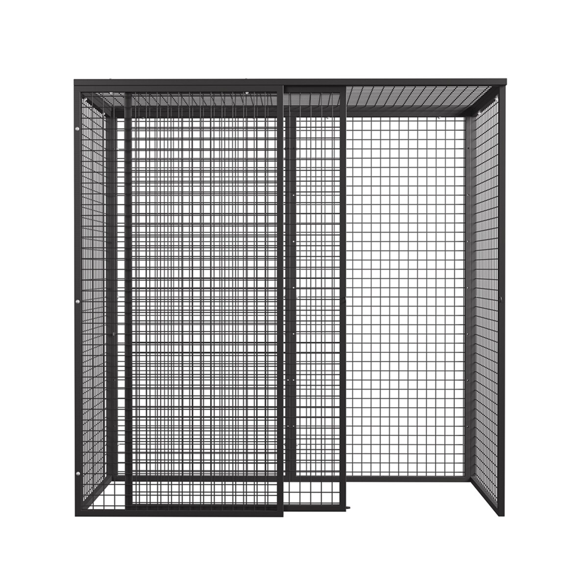 Metalowa klatka do przechowywania 200 x 100 x 200 cm