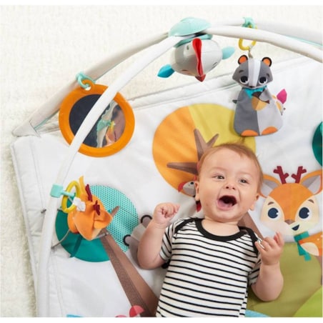 Gimnastyka/mata edukacyjna z pałąkami - Leśna Kraina