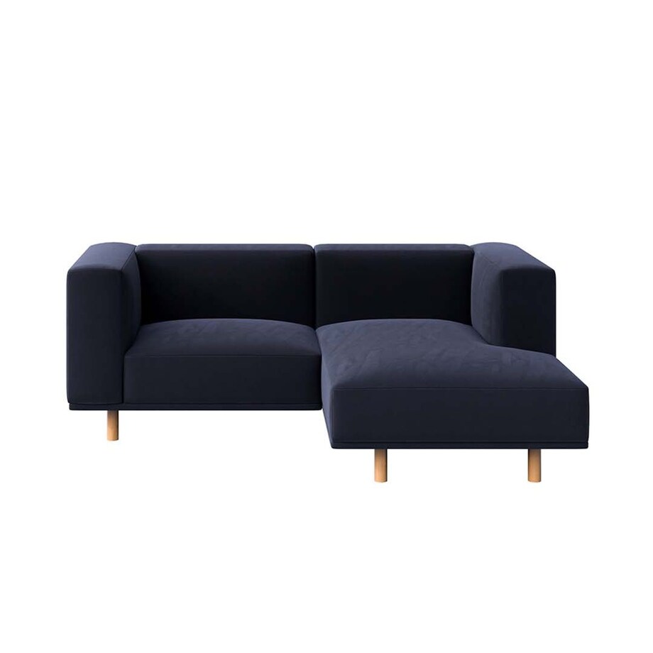 Kukumo sofa narożna prawa Granatowa