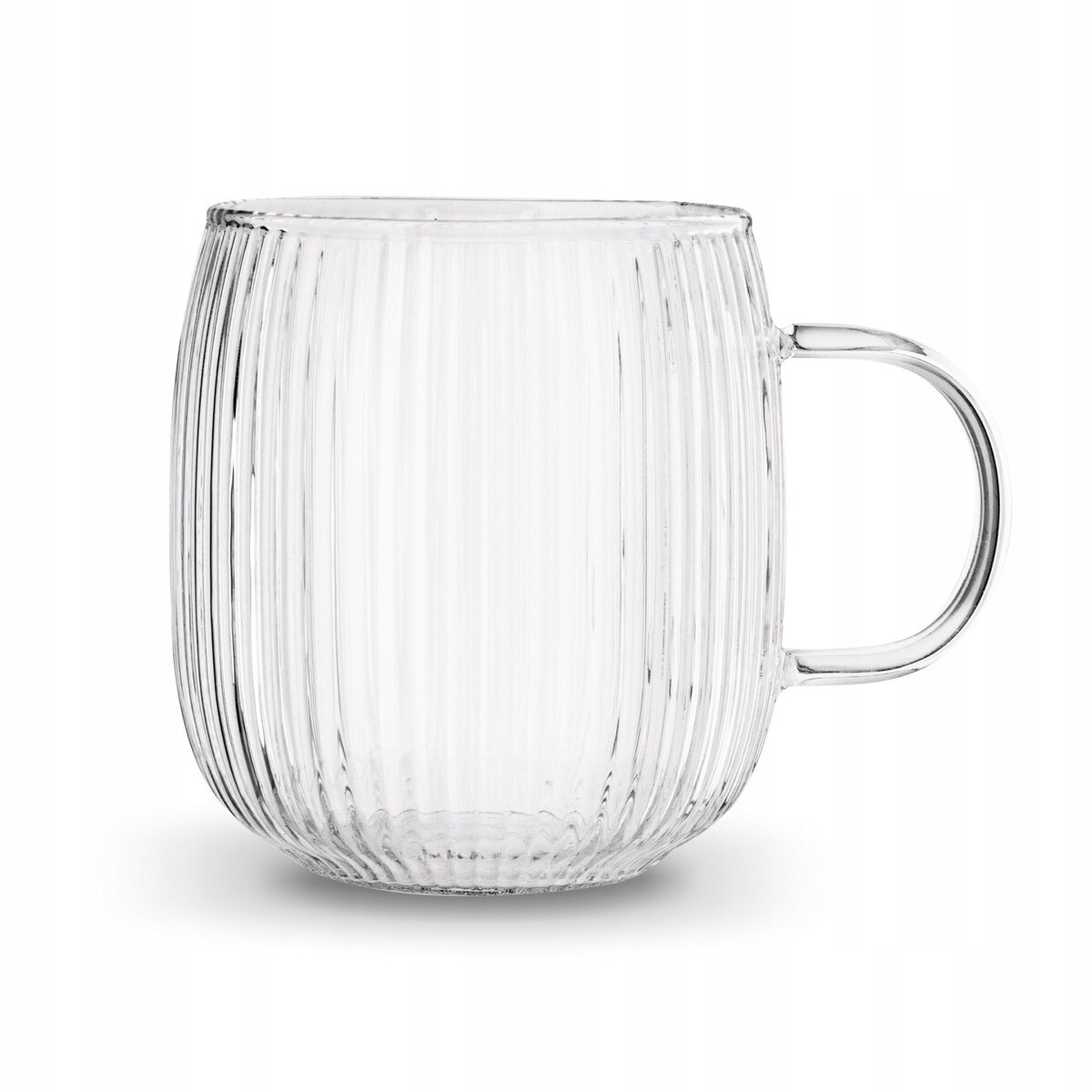 2x SZKLANKA DO KAWY HERBATY 380 ml z uchem na napoje soki wodę cappuccino