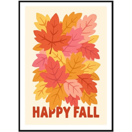 Poster Story, Plakat, Obraz - Happy Fall, wymiary 60 x 84 cm