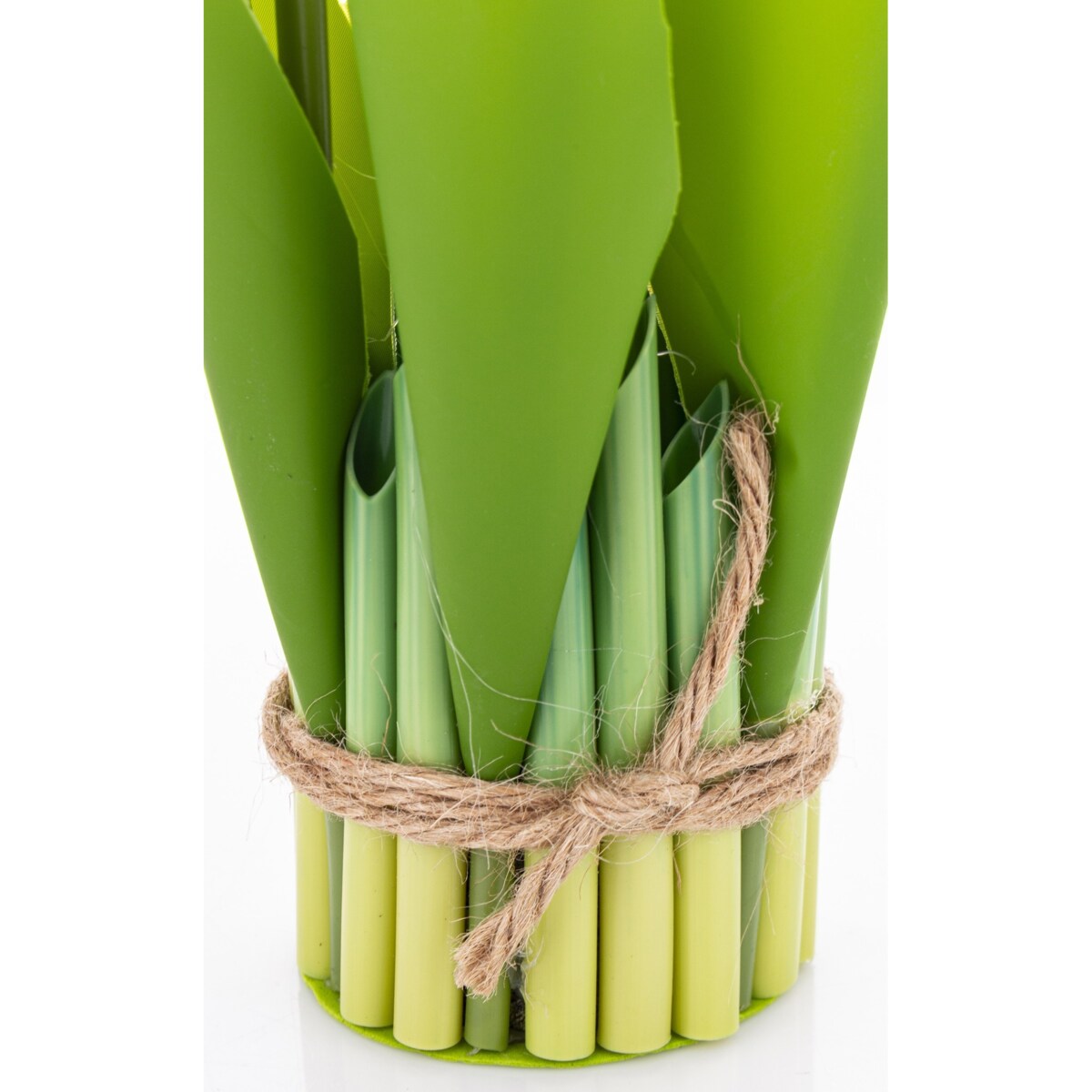 Dekoracja - bukiet sztucznych kwiatów 28x13x13 cm TULIPANY białe