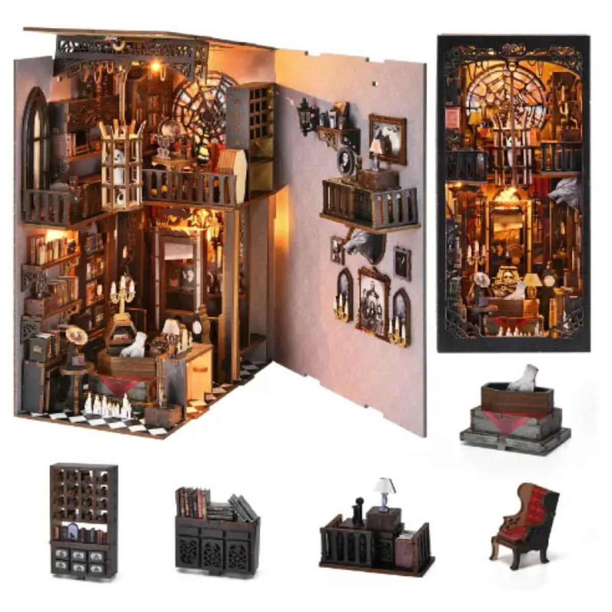 Miniaturowy domek Book Nook - Dracula family