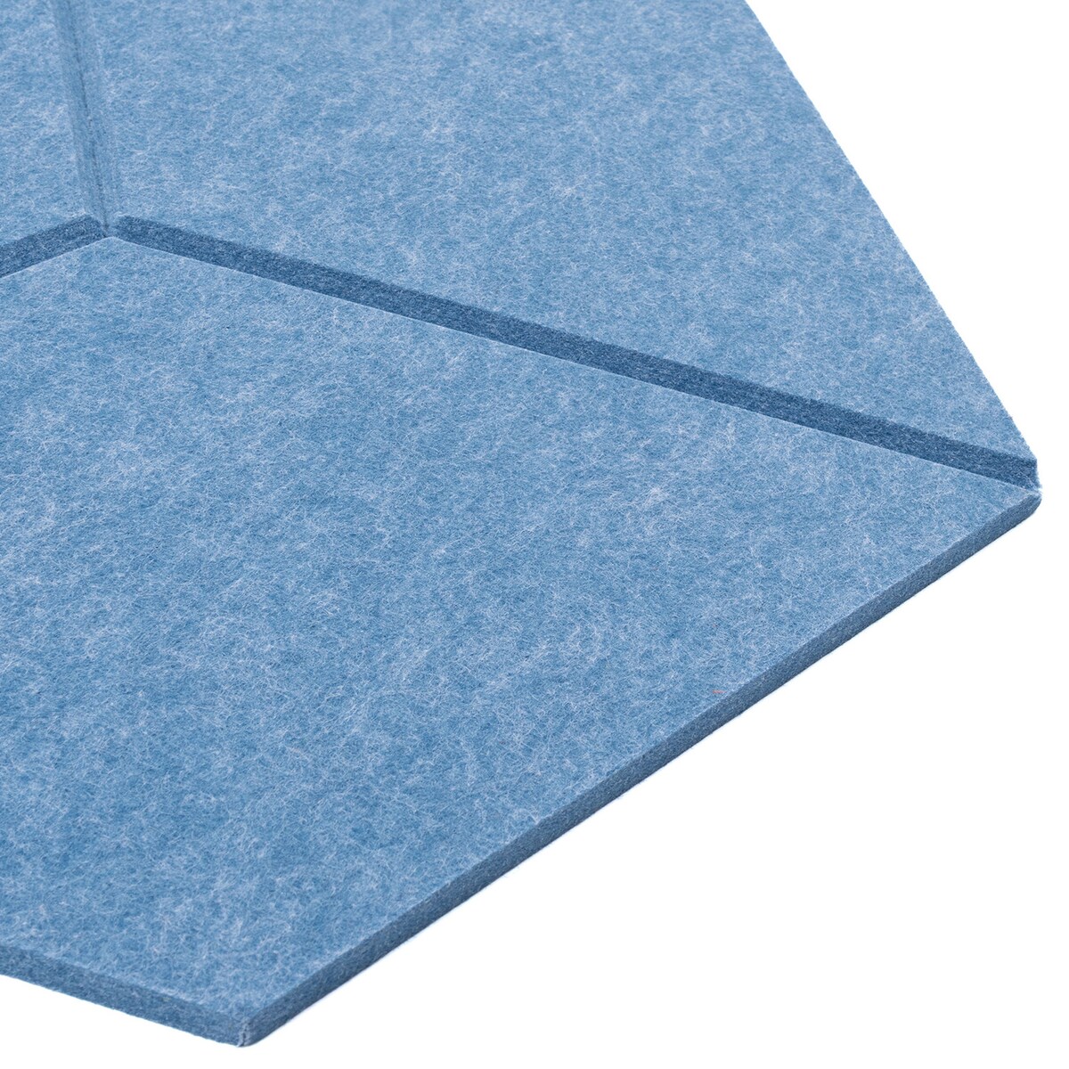 Zestaw 2 szt panel filcowy Felly 40x46 cm płytka heksagon niebieski