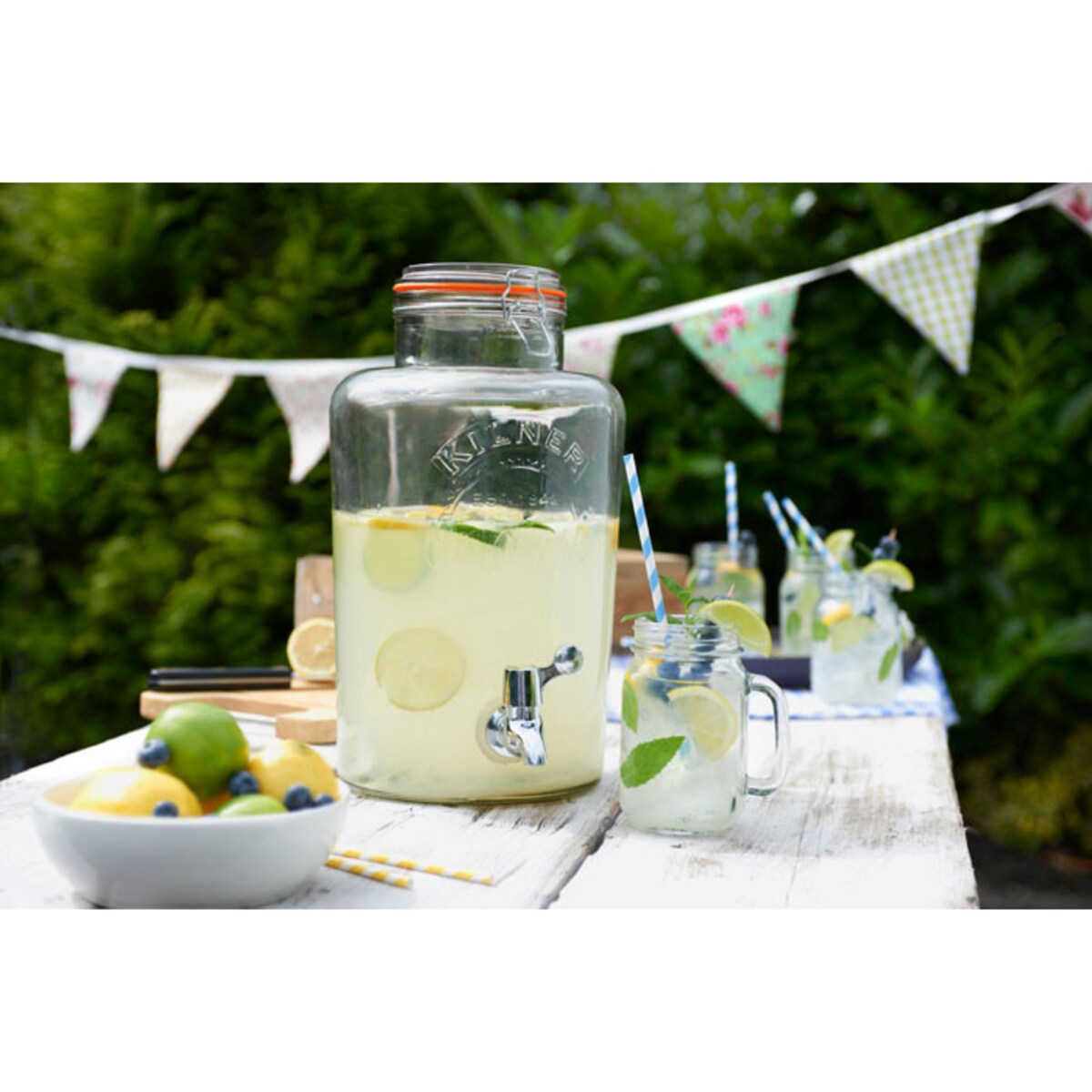 Dystrybutor do napojów z kranikiem, 5000 ml, Kilner