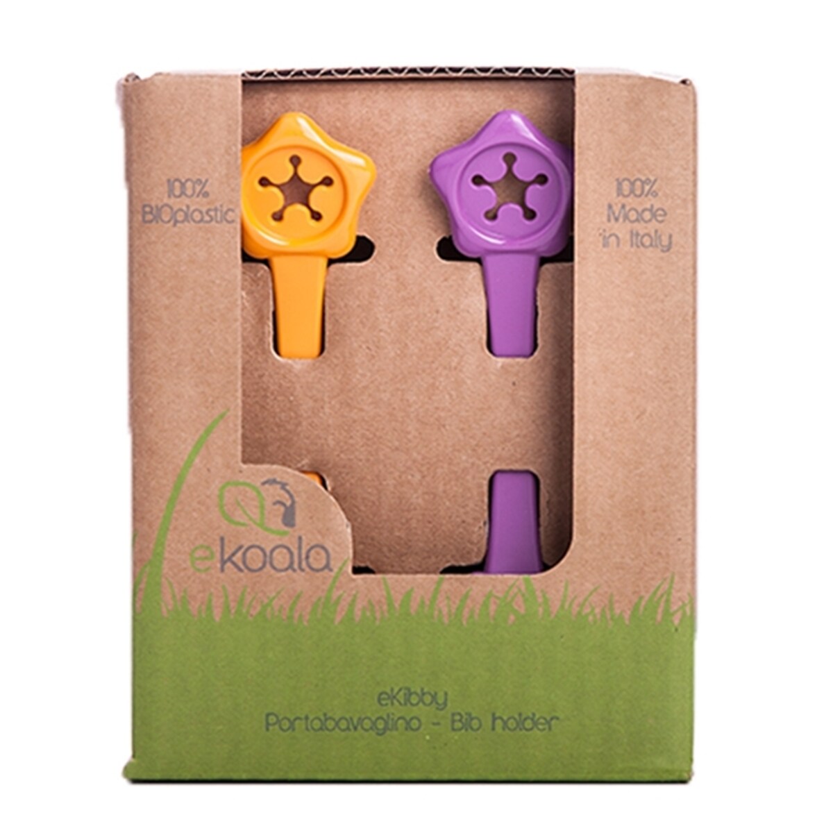 eKoala Uchwyt na Śliniak 2 szt. BIOplastik