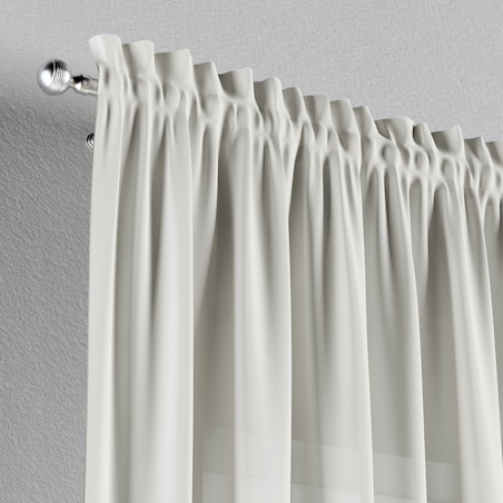 Zasłona na kanale z grzywką 1 szt. 130x245 prześwitujący, naturalny