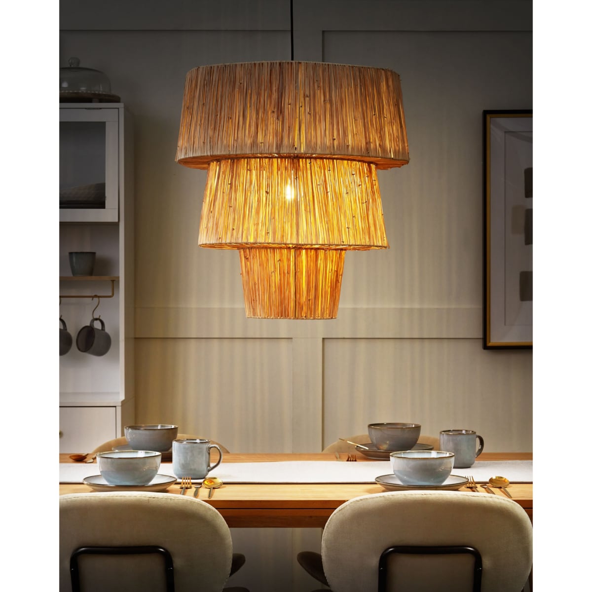 Lampa wisząca PREMAT Plecionka Naturalny