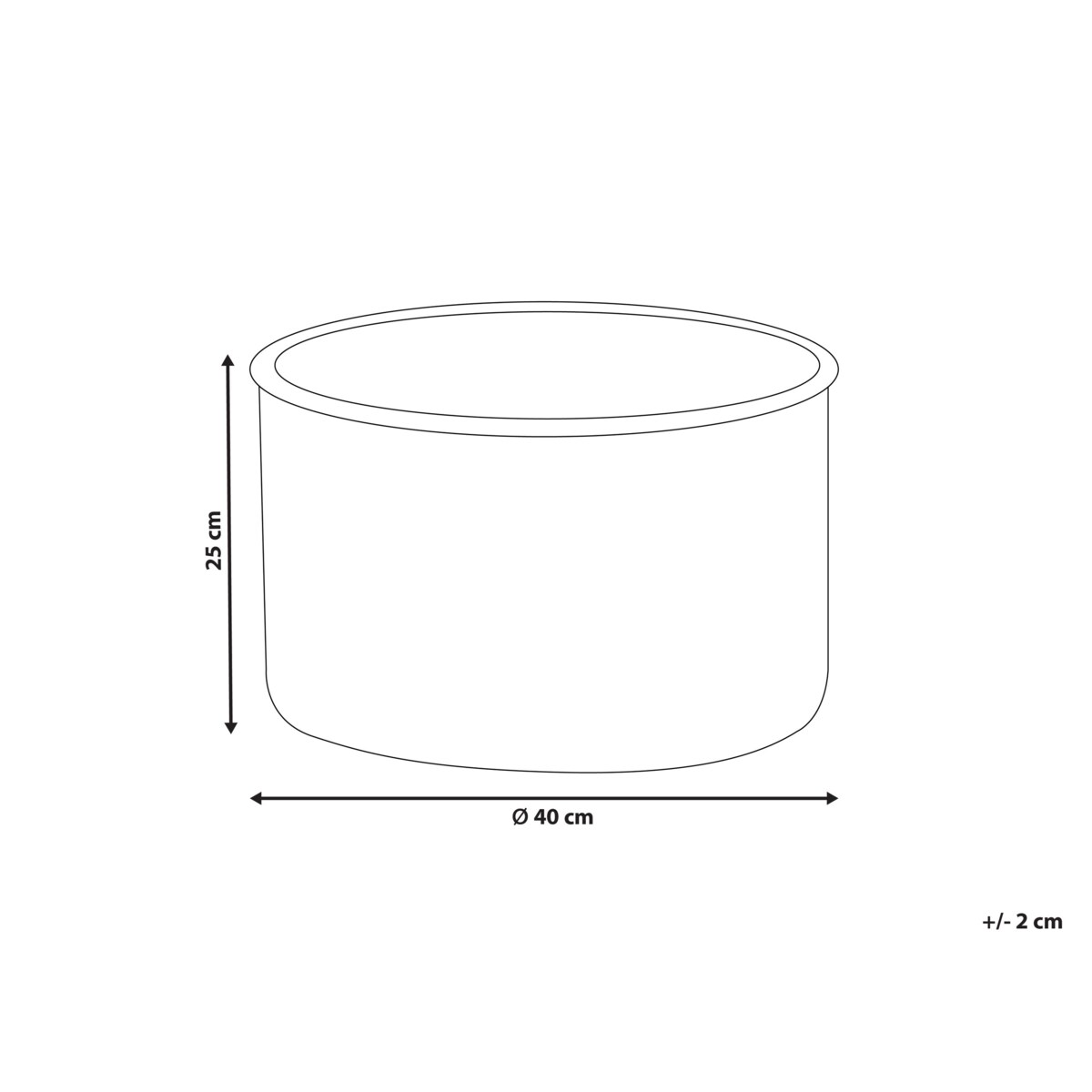 Otomana ZIKRIA Jasnobeżowy Welur