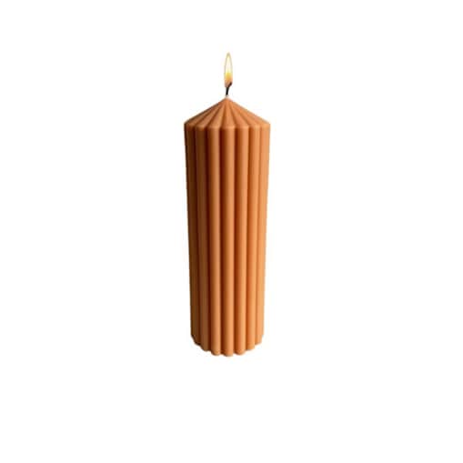 Świeca ekologiczna sojowa dekoracyjna "Terracotta" 150x50mm