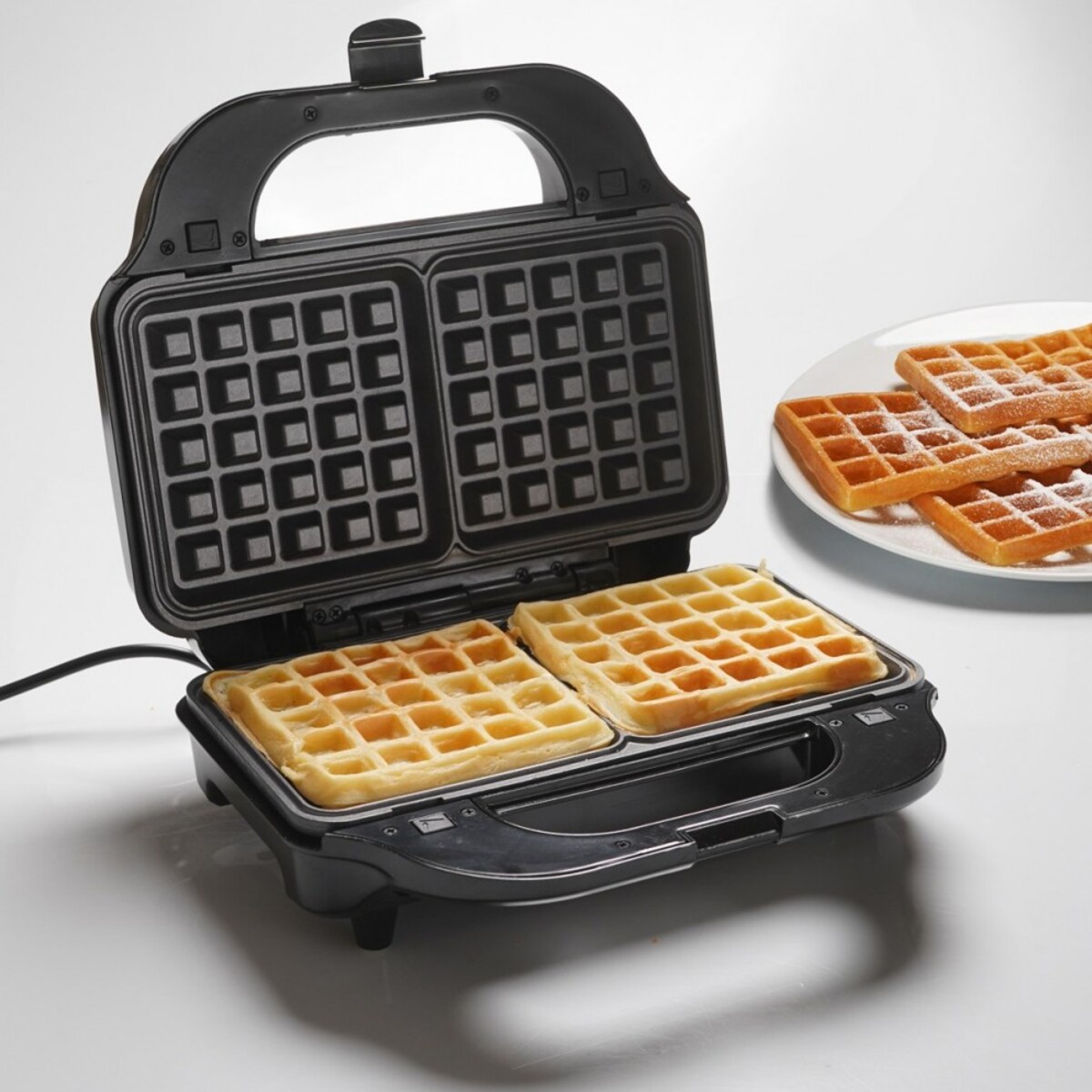 Opiekacz 3 w 1, 900W, , wymienne wkłady, gofry kanapki grill, TIROSS