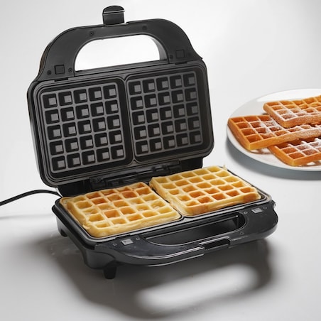 Opiekacz 3 w 1, 900W, , wymienne wkłady, gofry kanapki grill, TIROSS