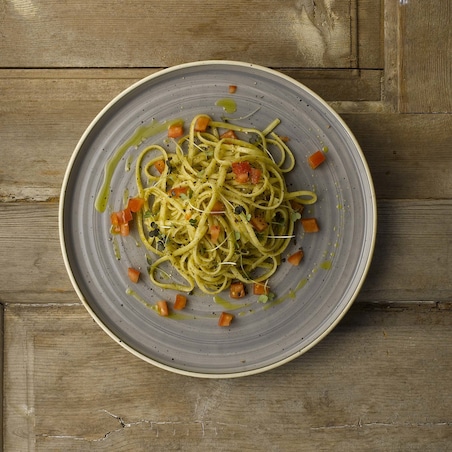 Talerz płytki o organicznym ksztalcie Stonecast Peppercorn Grey 286 mm