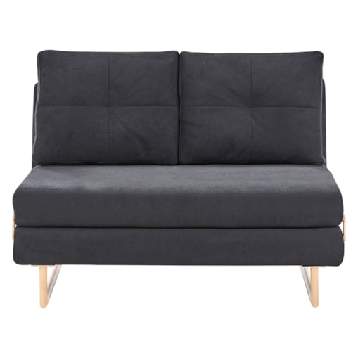 Sofa rozkładana dla 2 osób JERSLEV Czarny
