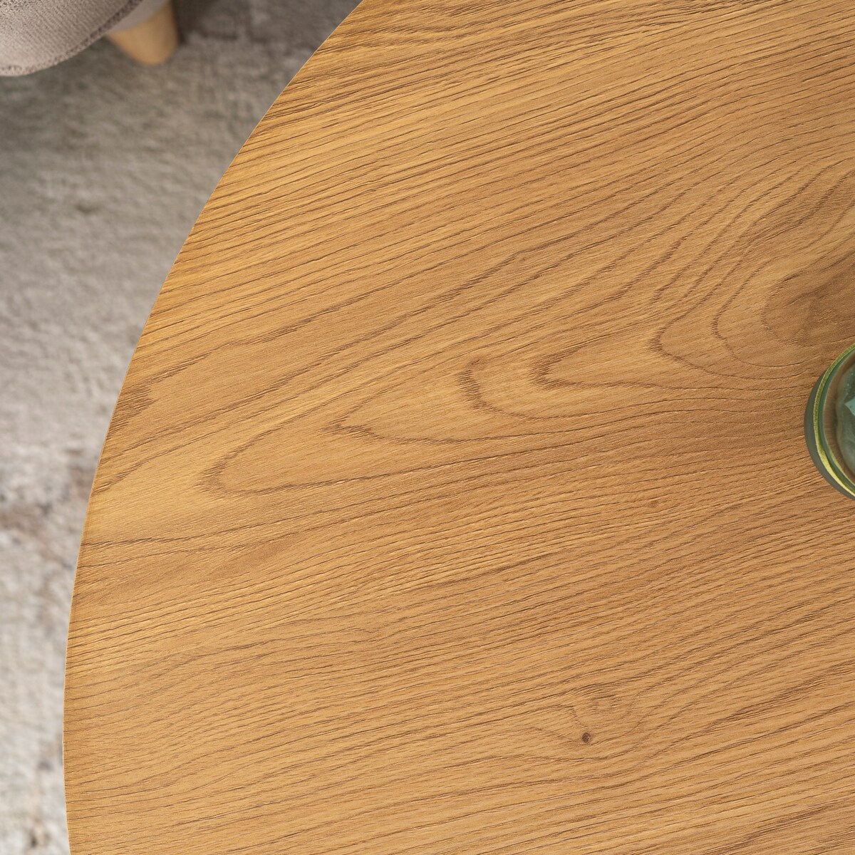 Stolik Kawowy Okrągły Duża Okrągła Ława HARPER MAX