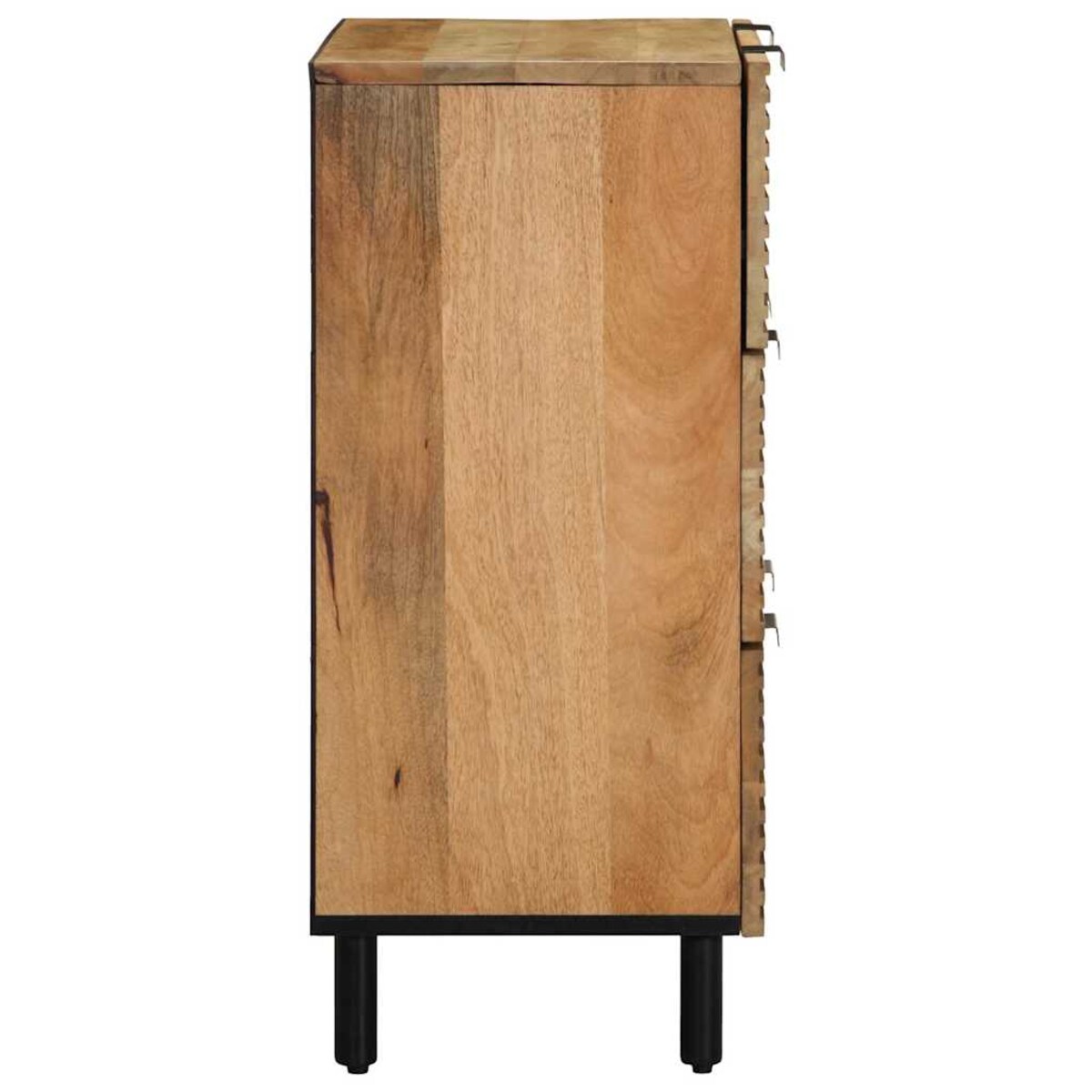 vidaXL Komoda Brązowa 60x33x75 cm Drewno lite Mango