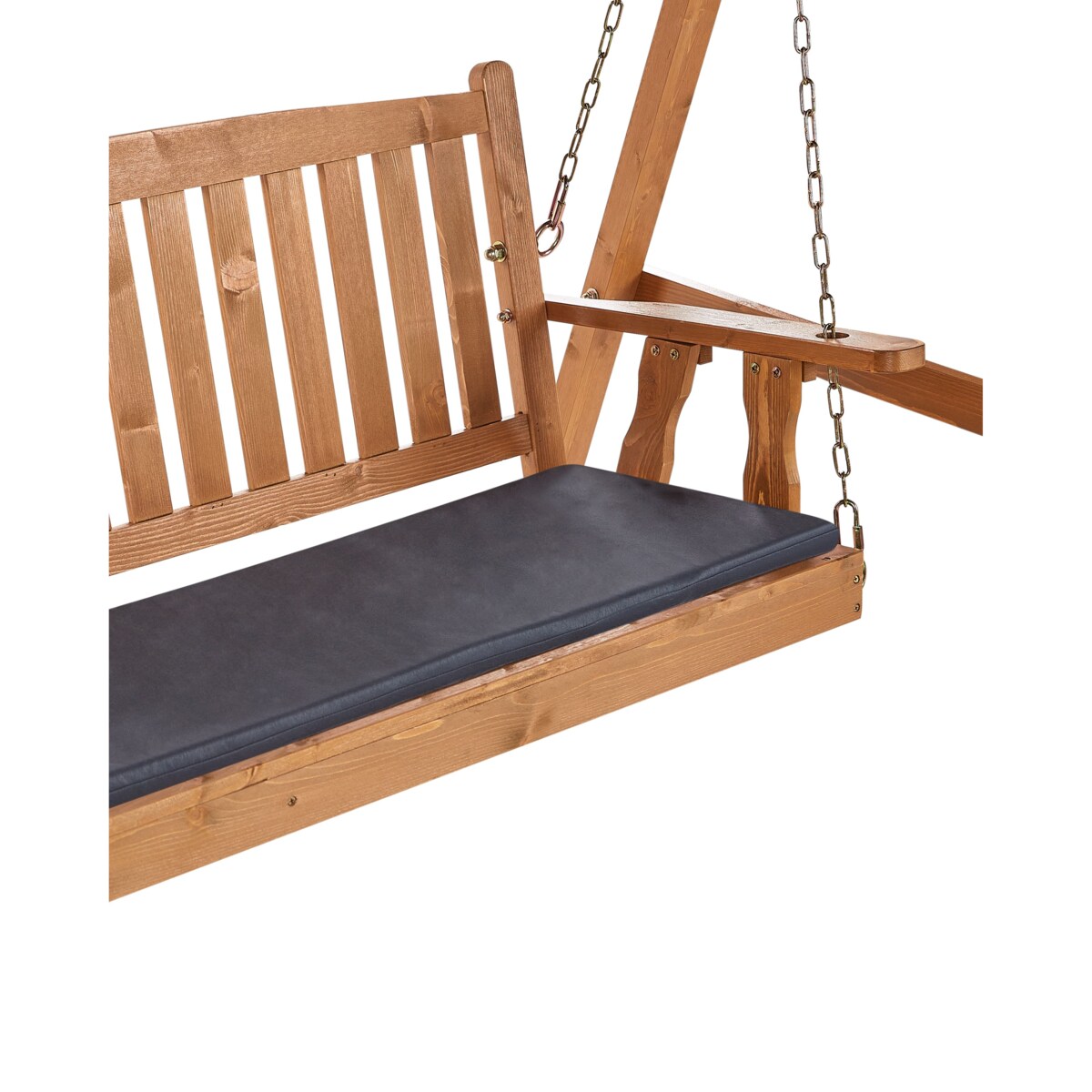 Huśtawka ogrodowa FIBBIALLA Drewno świerkowe Jasne drewno